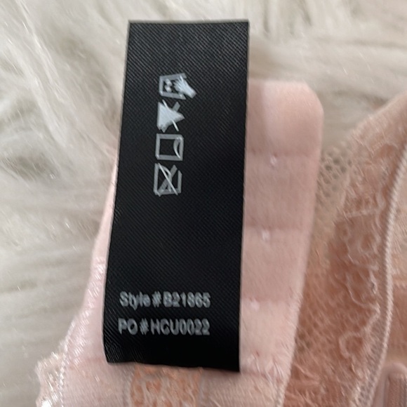 RENE ROFE Light Pink With Lace Lingerie Bra Size 36C - Picture 4 of 4